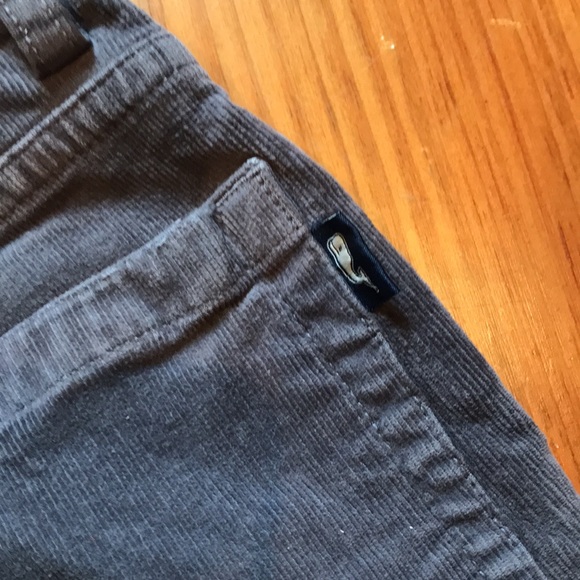 VINEYARD VINES 28 x 30 Charcoal Corduroy Straight Leg Pants - Picture 2 of 7